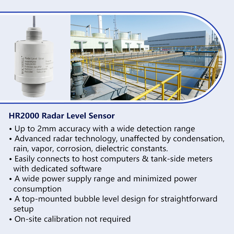 4-20mA 0-10V Water Tank Level Sensor Digital Liquid Level Measurement Transmitter Sensor