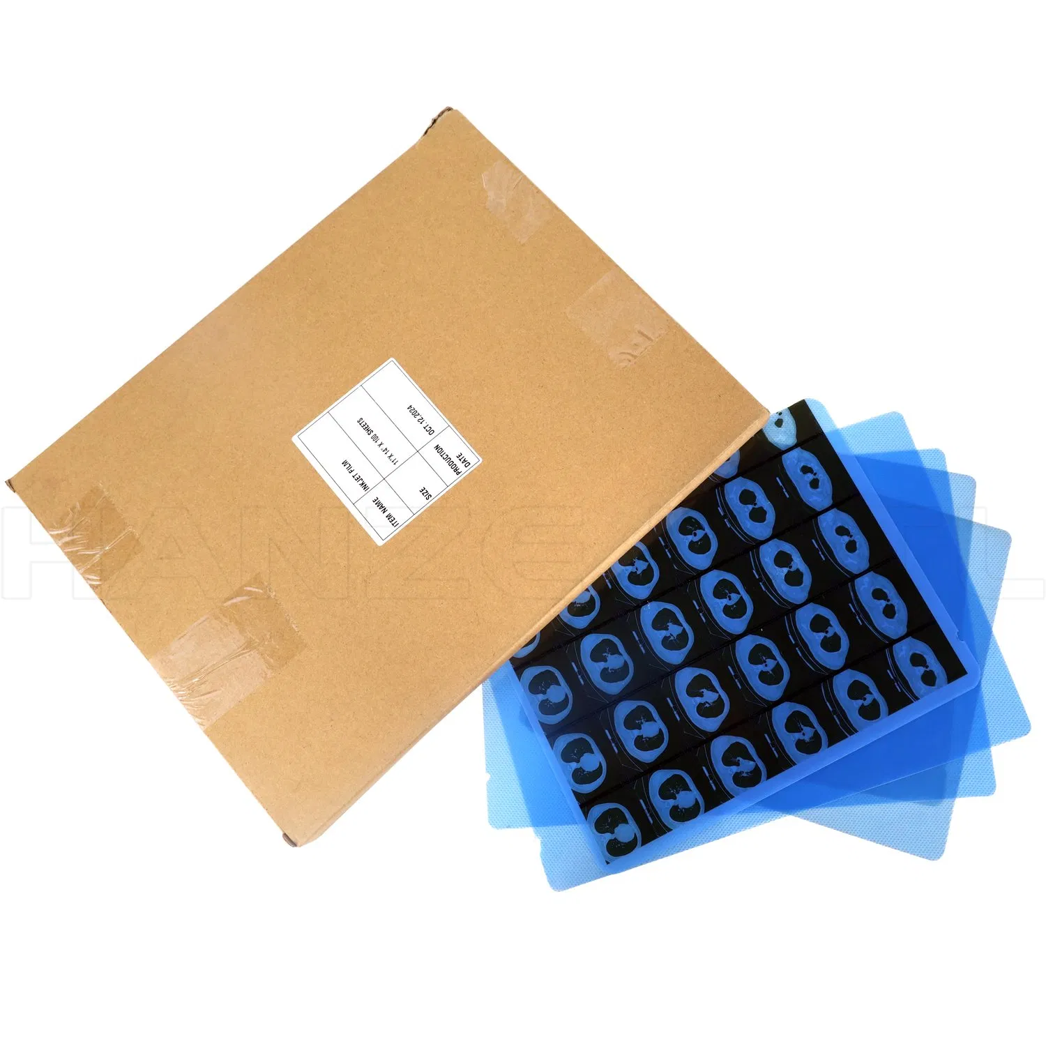 14X17 8X10 Pet Medical Blue Inkjet X-ray Blue Film for Sale with Competitive Price