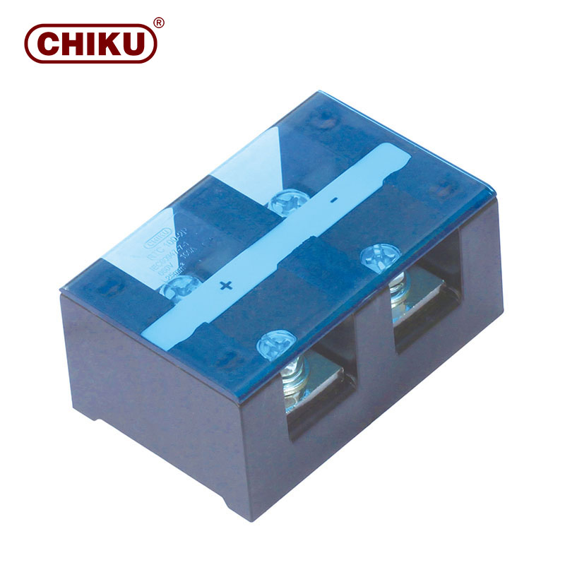 High Current Terminal Barrier Connectors 2p 3p 4p Electrical Fixed Screw Type Wire Terminal Block