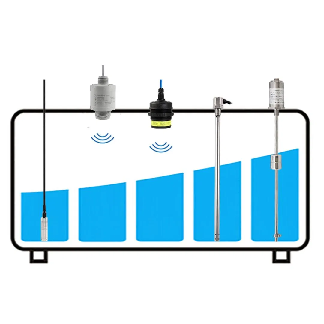 4-20mA 0-10V Water Tank Level Sensor Digital Liquid Level Measurement Transmitter Sensor