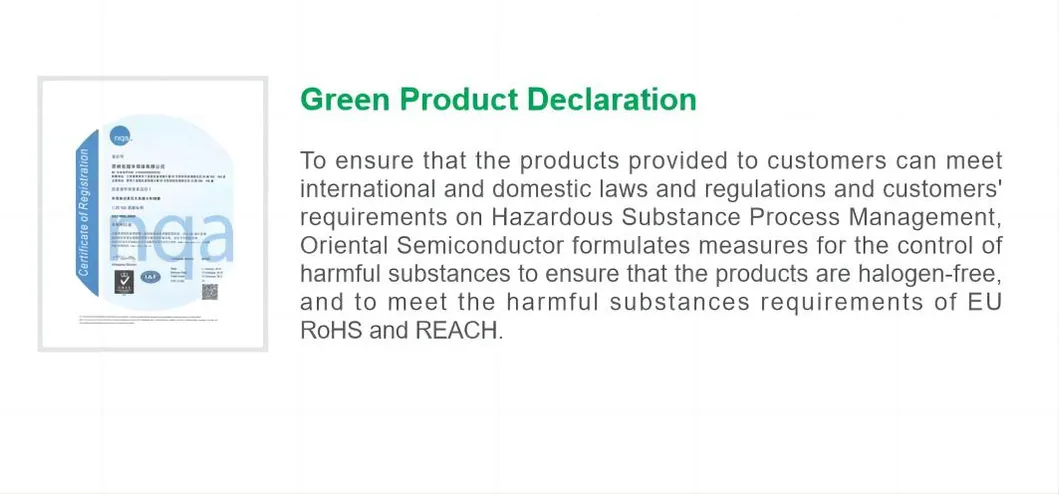 Green Product Declaration