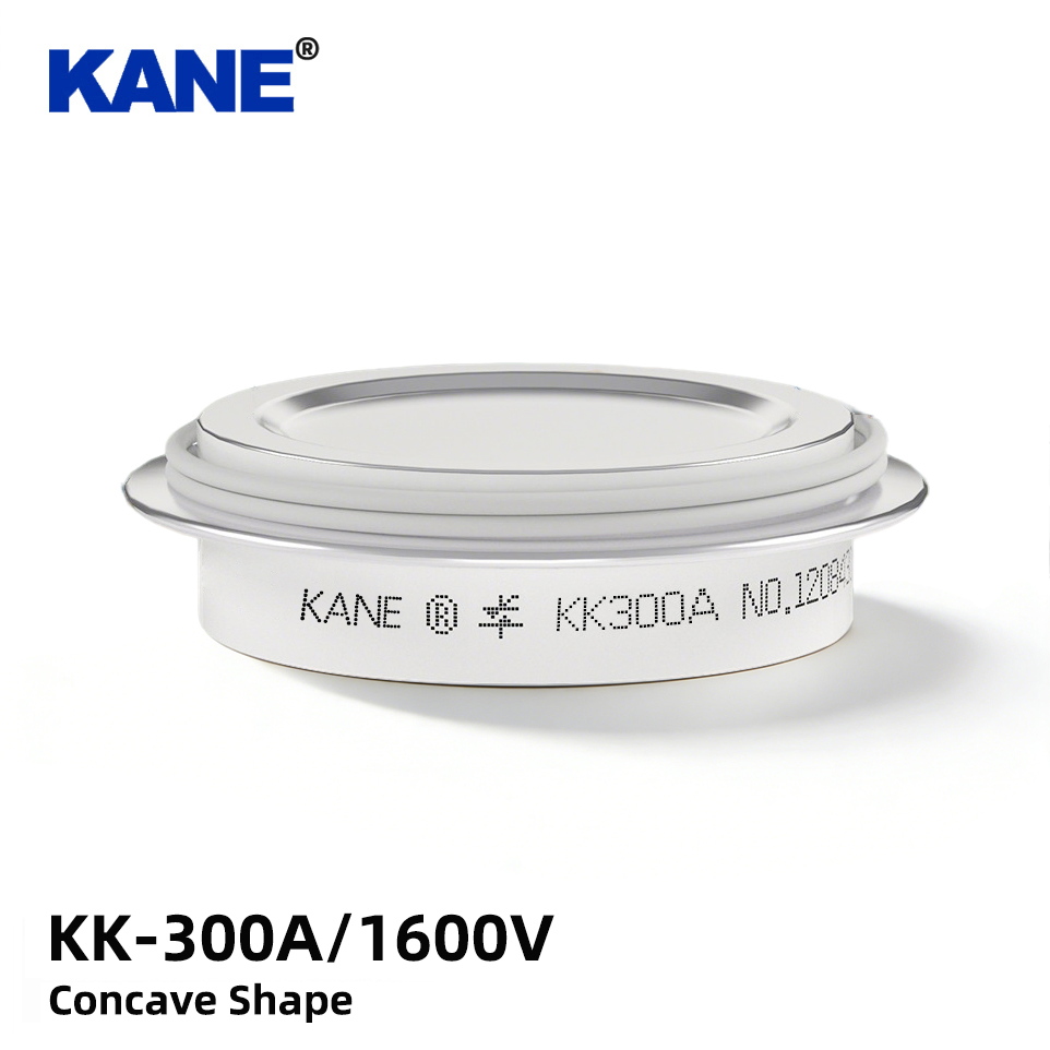 Kk 300A 1600V Fast SCR Thyristors Rectifier Module Concave Shape Spiral Bolt Mount Medium Frequency Furnace Soft Start Component