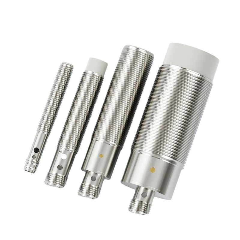 Jimou M12-M12 60mm Capacitive Proximity Sensor Stainless Steel 2-6mm M12 4-Pin Connector NPN/PNP