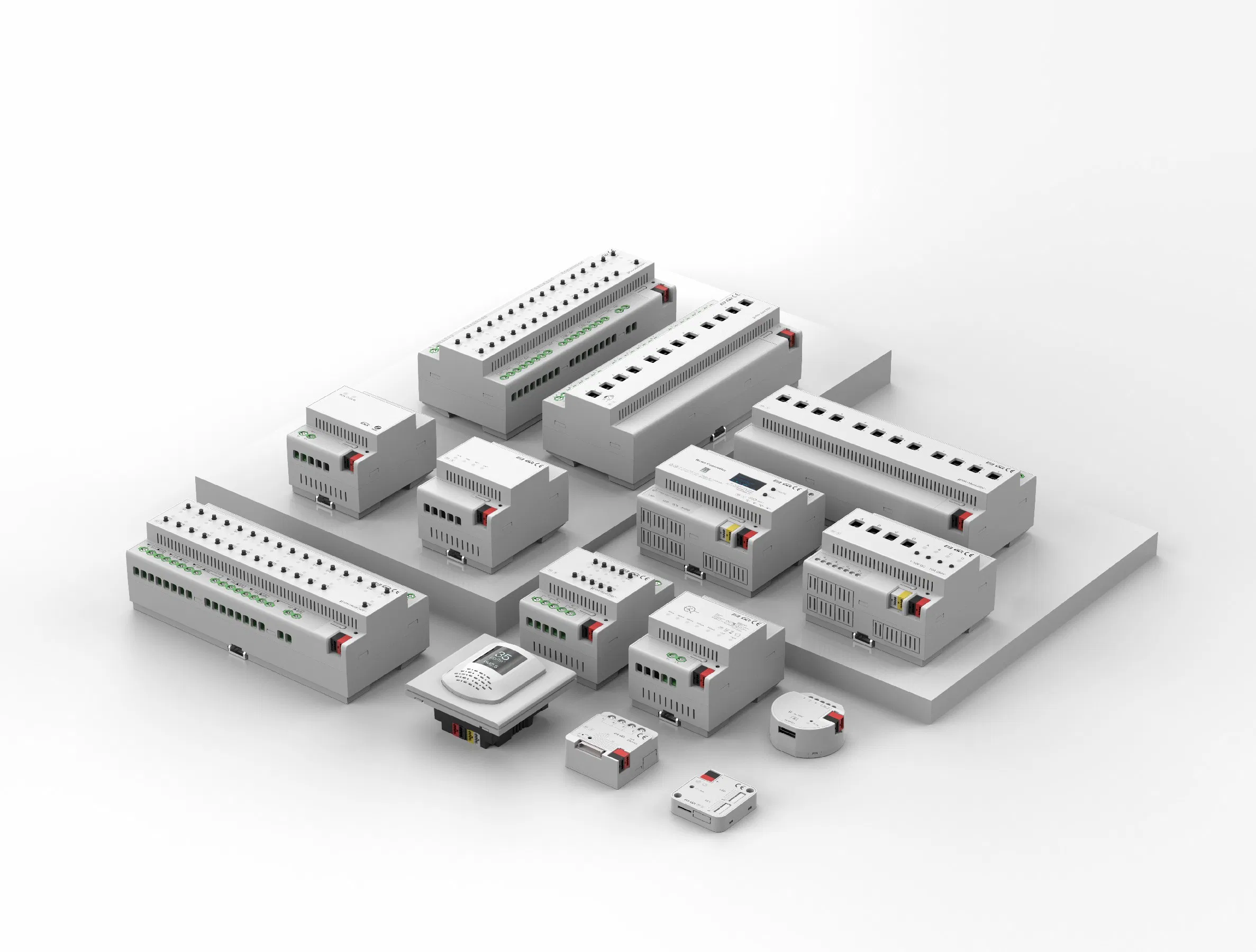 Knx Smart Home Dimmer Switch Applicable to Home Domotics Lighting Control