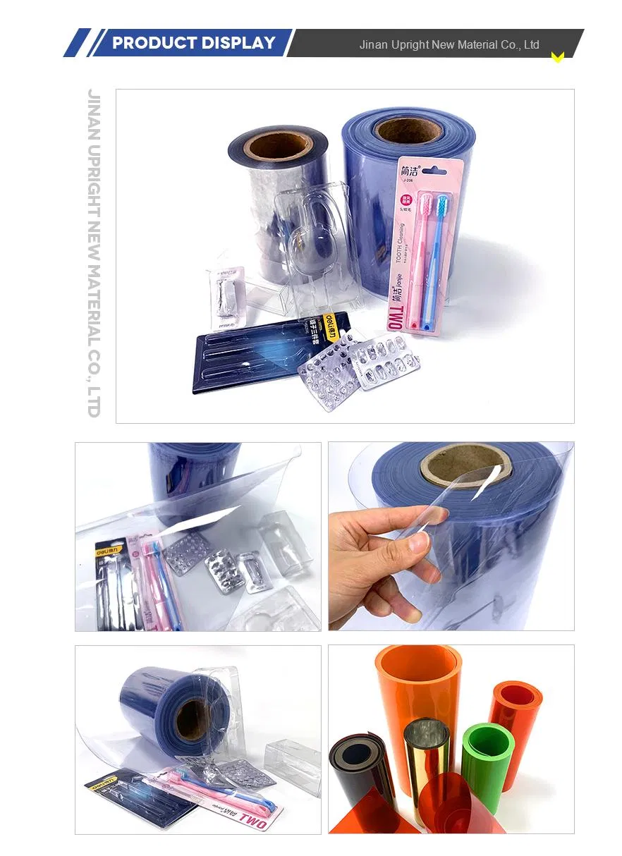 Pharma Grade RoHS Standard Transparent Rigid Clear PVC Film Roll
