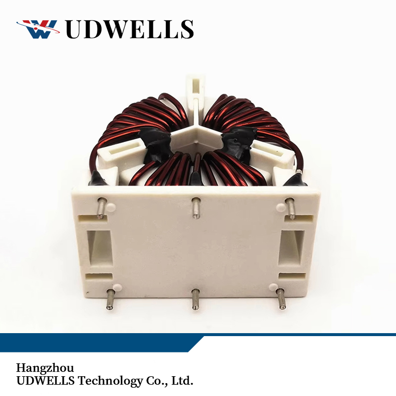 1mh 2.3 Wire Magnetic Ring Inductor Coil Common Mode Power Filtering Inductance Coil