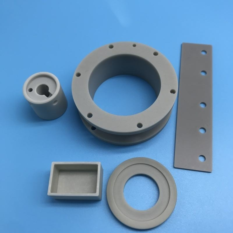Semiconductor IGBT High Power Aluminium Nitride Disc Large Aln Ring Aln Ceramic Components