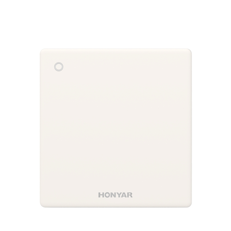 Honyar Electrical 2026 New EU UK Standard Slim Panel 1 Gang Wall Switch with CE Certificate