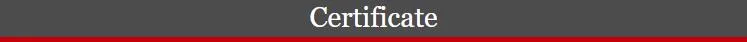 Certification Banner