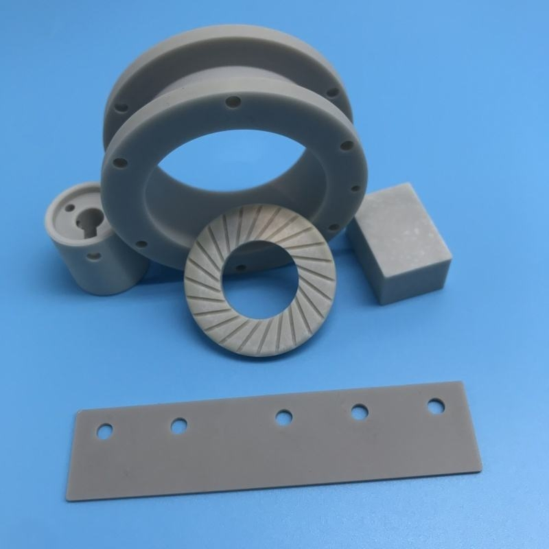 Semiconductor IGBT High Power Aluminium Nitride Disc Large Aln Ring Aln Ceramic Components