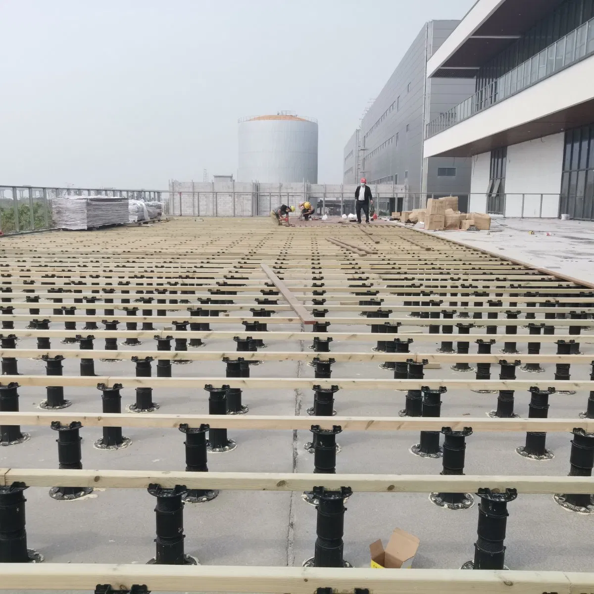 Raised Flooring System Outdoor Floor Deck Support Fixed Pedestal Joist