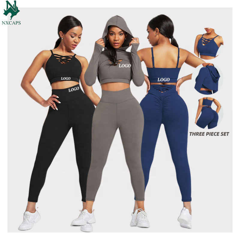 Fashion Women Fitness Clothing Custom Logo Women Long Sleeve Sports T-Shirt Fitness Active Wear Zipper Jacket Yoga Workout Tops Ropa