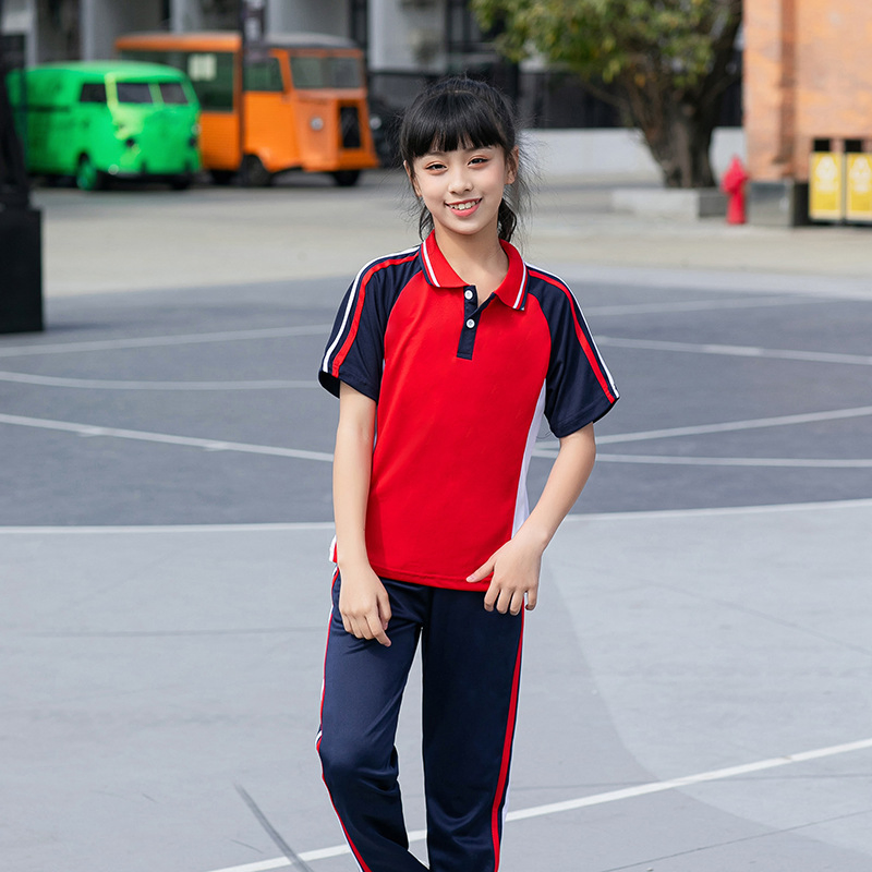 Basic Custom Manufacturer of Kids Primary Kindergarten Preschool School Uniform Design for Boys and Girl