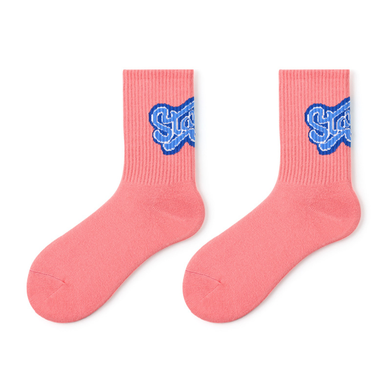 Cozy Youth Hosiery for All-Day Support Happy Breathable Cotton Kids Socks Long-Lasting Kids Hosiery Crew Socks