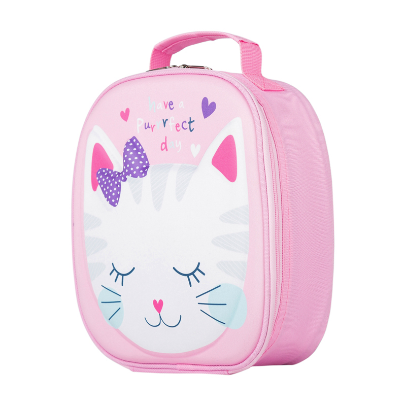 Fashion Insulated EVA Hard Shell Engraved Cartoon Thermal Girls Unicorn Insulated Lunch Bag for Children Kids