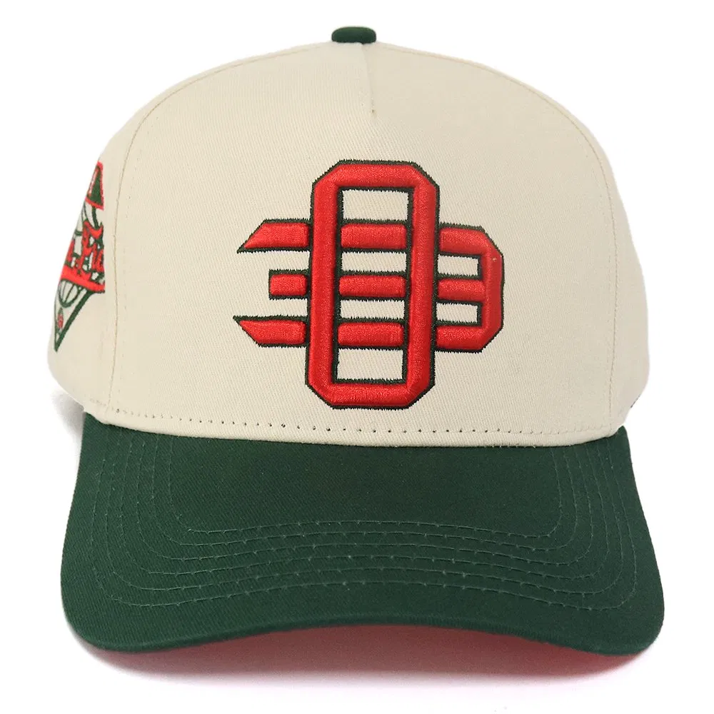 Custom Logo Wholesale High Quality 5 Panel Embroidery Patch Baseball Hat Sports Caps Toned and Forest Green Hats