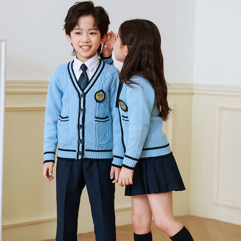 Child Formal Dress for Autumn School Uniform Students Clothing Kids Clothes for Children Wear