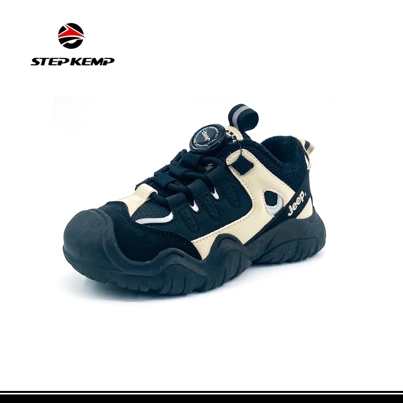 Kids Rubber Sole Fashion Winter Plush Lining Sports Running Shoes Ex-24r2540