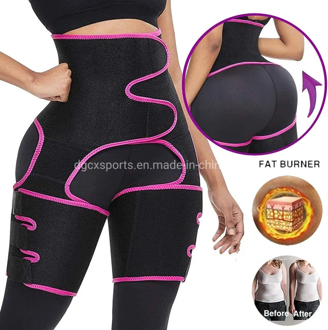 Sport Wear Waist Trainer Slimming Belt Women Hip Leg Arm Shaper Neoprene Butt Lifter Body Shaping Woman Increase Sweating Neoprene Breathable Thigh Trimmer