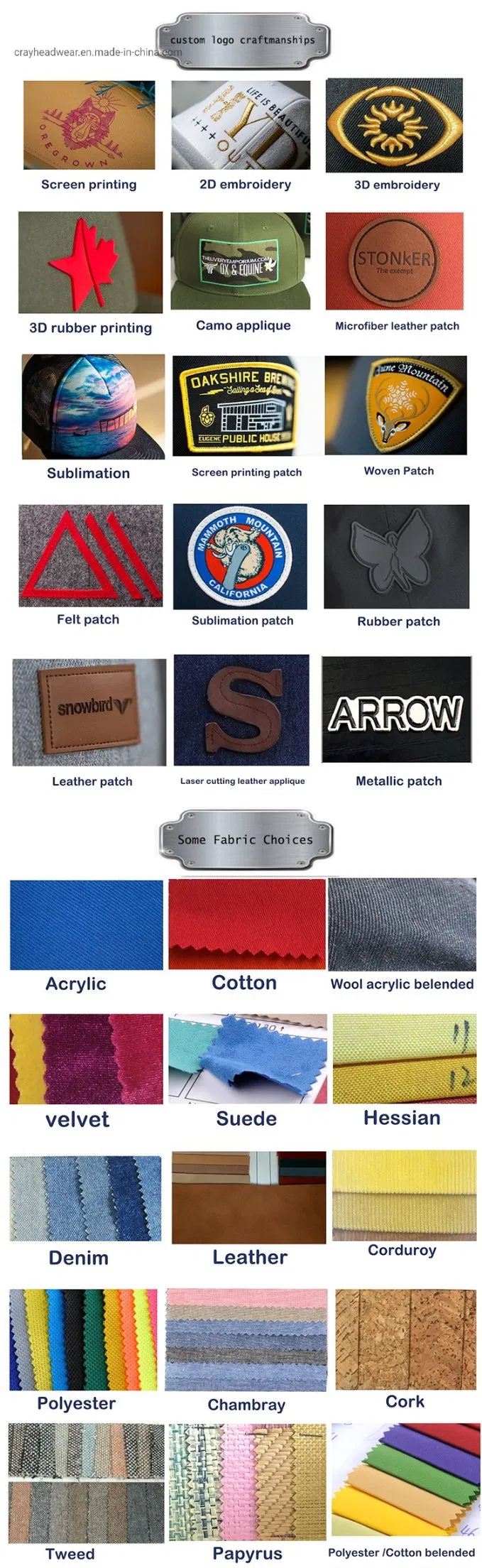 Cap Measurement and Styles