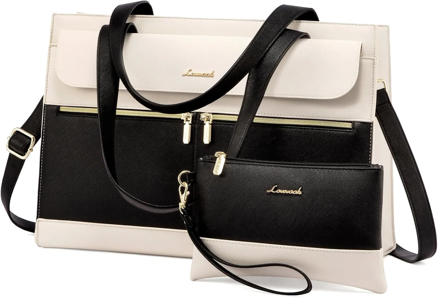 Spacious Nylon Work Tote Handbag