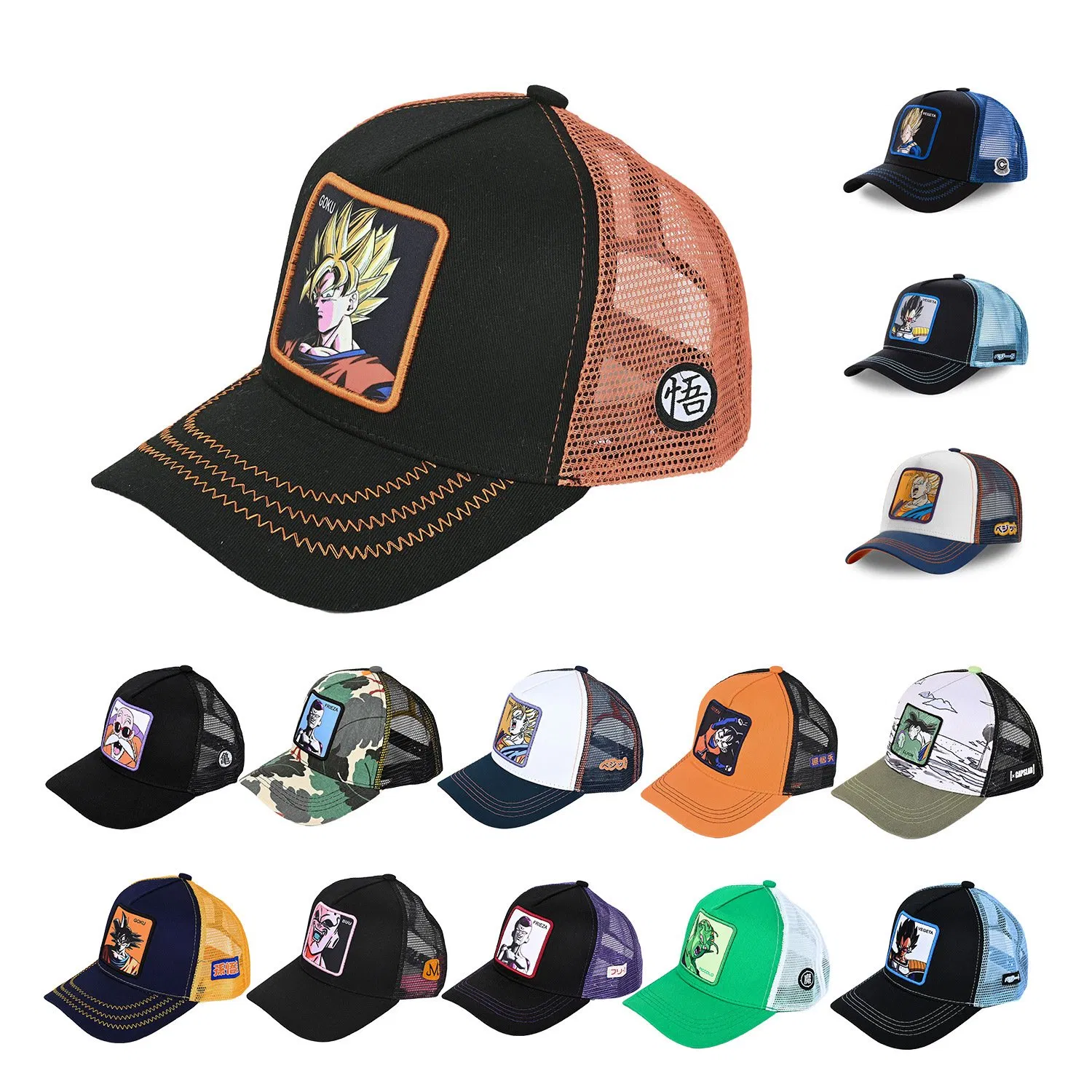 Factory Price Sport Hats Wholesale Cap 5 Panel Custom Logo Snapback Baseball Cap Trucker Cap