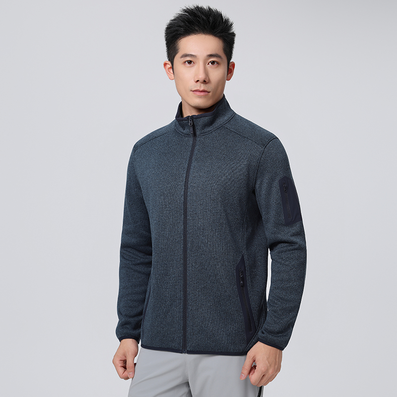 Wholesale 350g Unisex Winter Warm Waterproof Men Jacket Zipper Outdoor Basic Style Custom Logo OEM ODM Print Embroidery Golf Wear