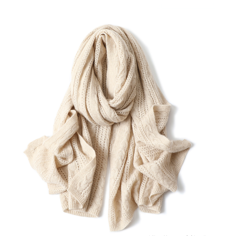 Warm Knitted Women's Poncho Cashmere Pashmina Girls' Scarves Shawls