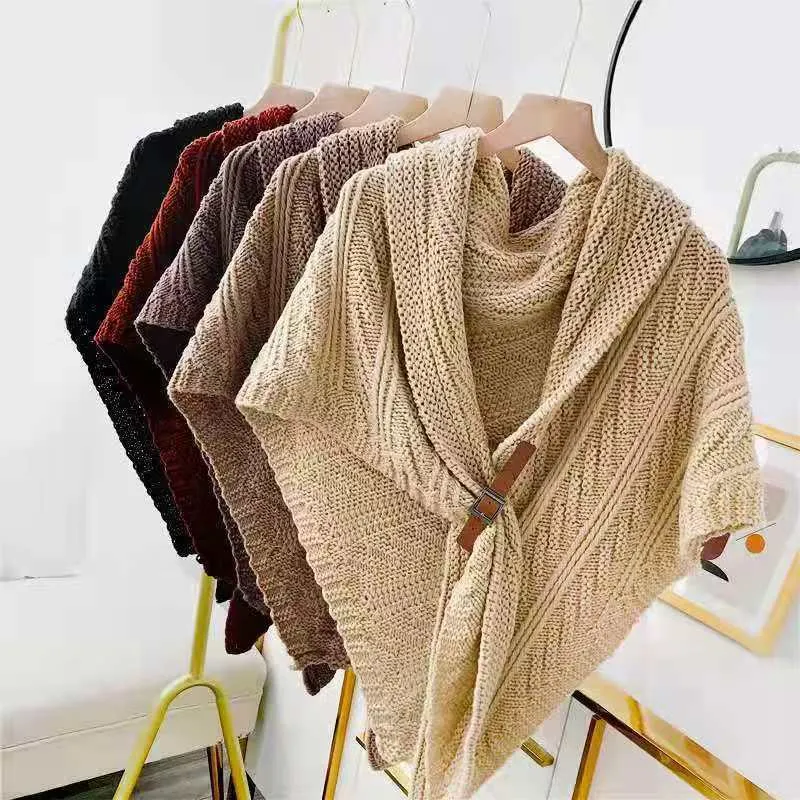 Knitted Cape Shawl 2