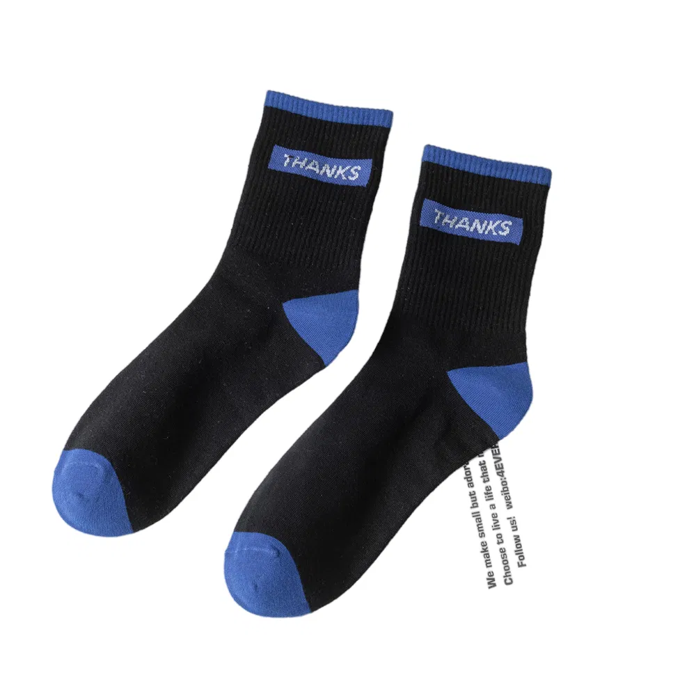 Cushioned Ankle Middle Crew Socks for Men's Athletic Activities