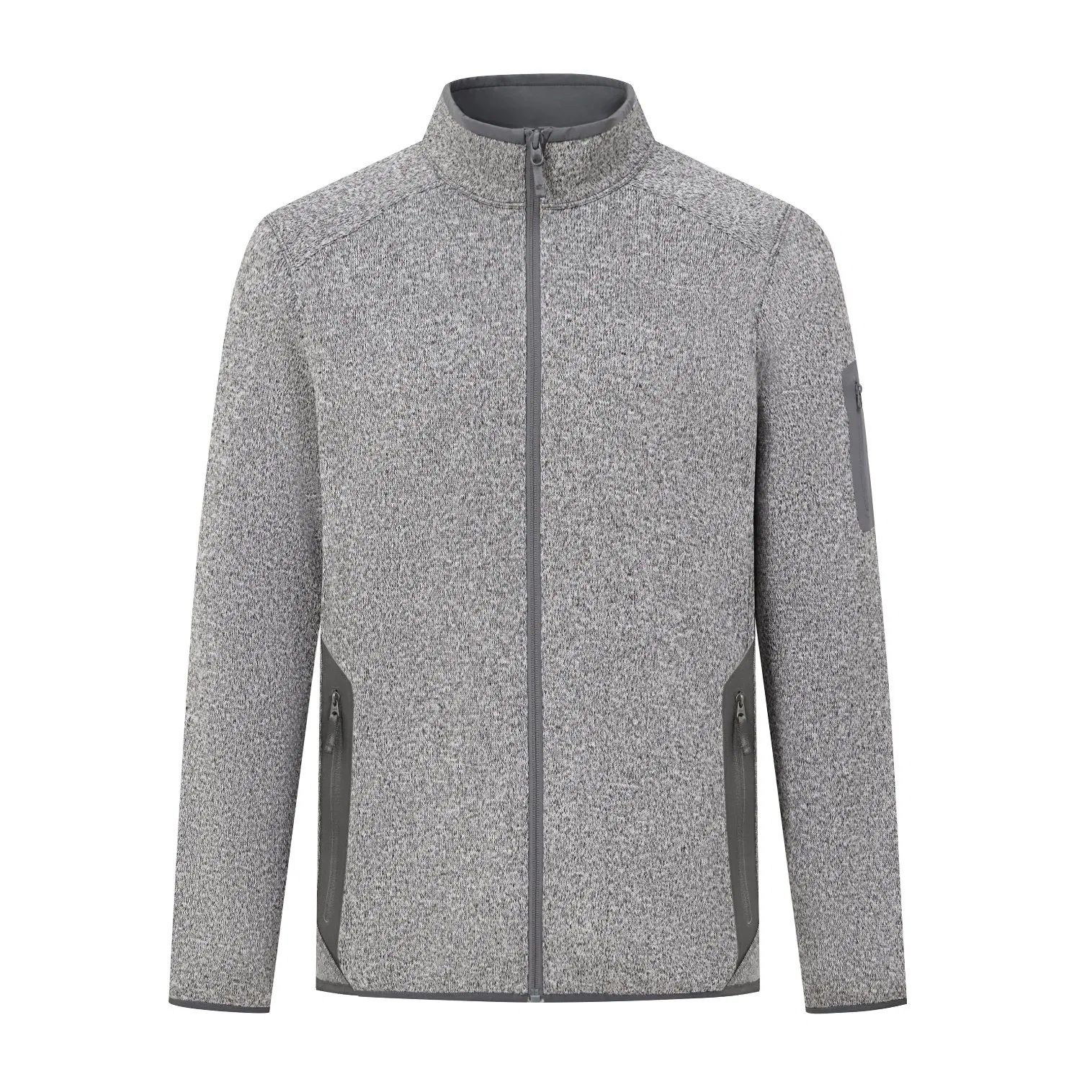 Wholesale 350g Unisex Winter Warm Waterproof Men Jacket Zipper Outdoor Basic Style Custom Logo OEM ODM Print Embroidery Golf Wear