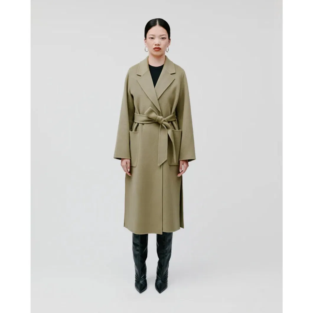Wool Coat Front View