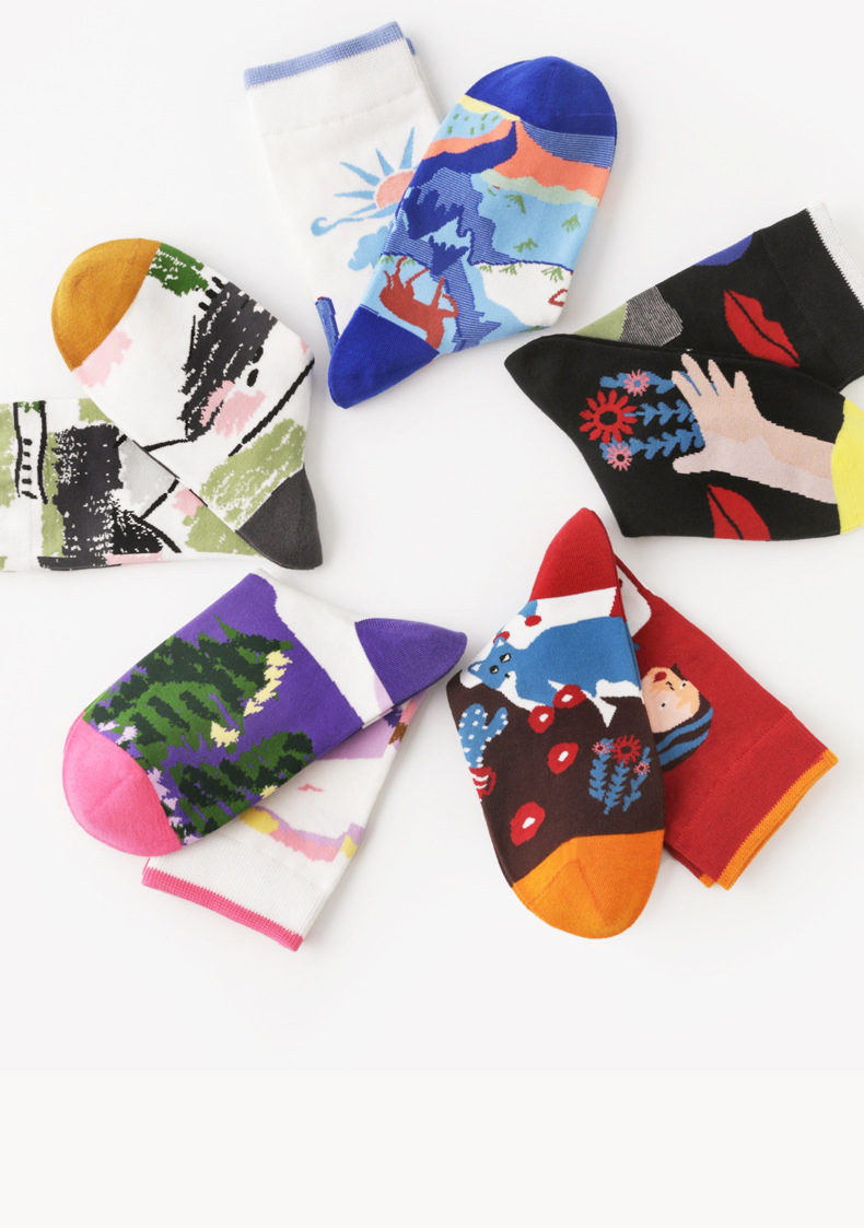 Whole Sale Socks Factory OEM Pattern Youth Socks Crew Stockings Durable Youth Hosiery for Longevity