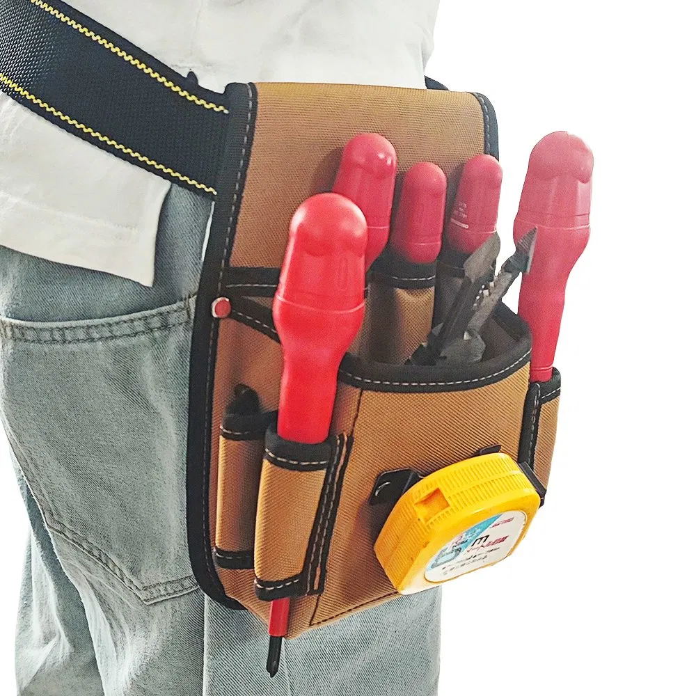 Durable Oxford Tape Measure Waist Bag with Wear-Resistant Belt