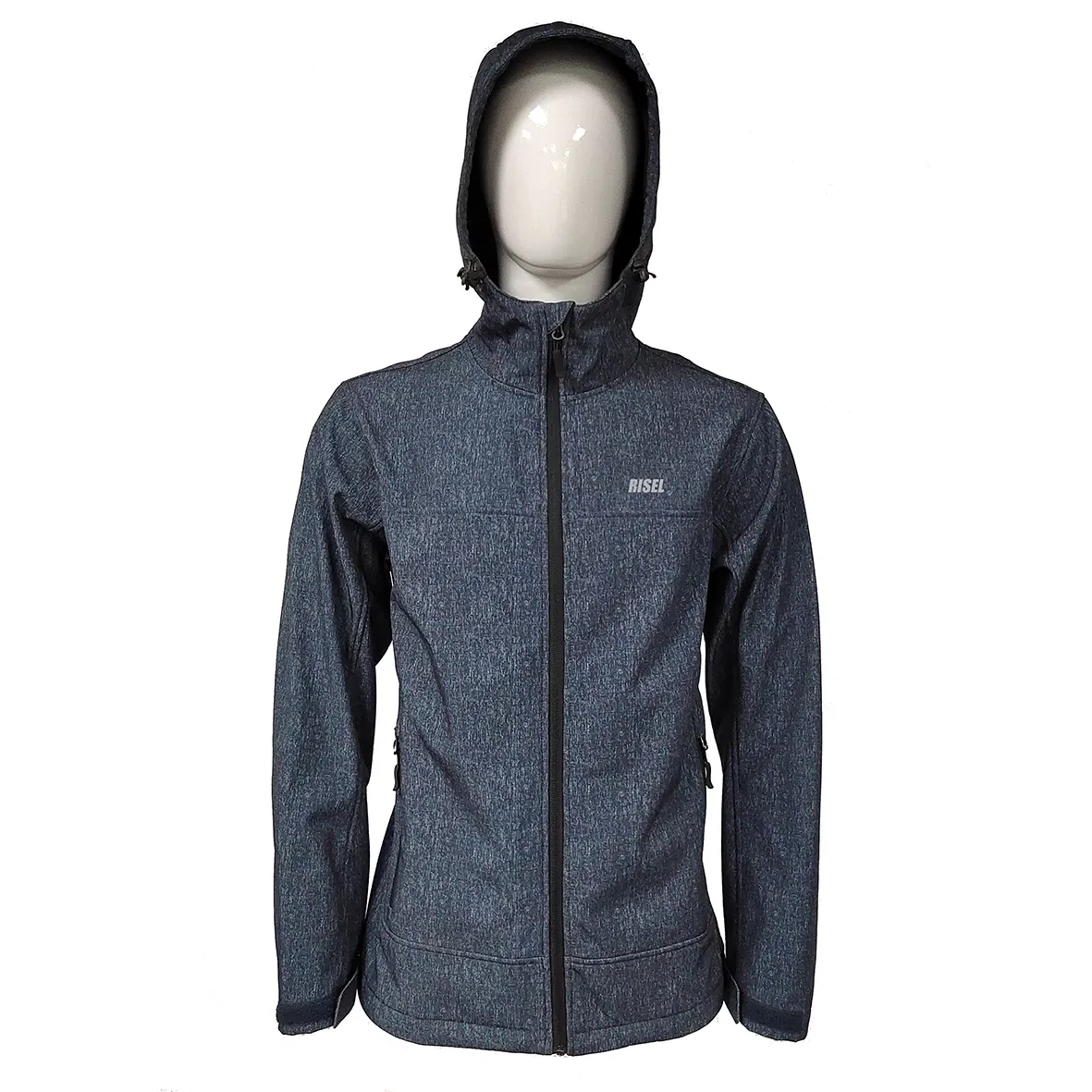 Outerwear Full Zip Outdoor Work Travel Jacket for Men with Hood