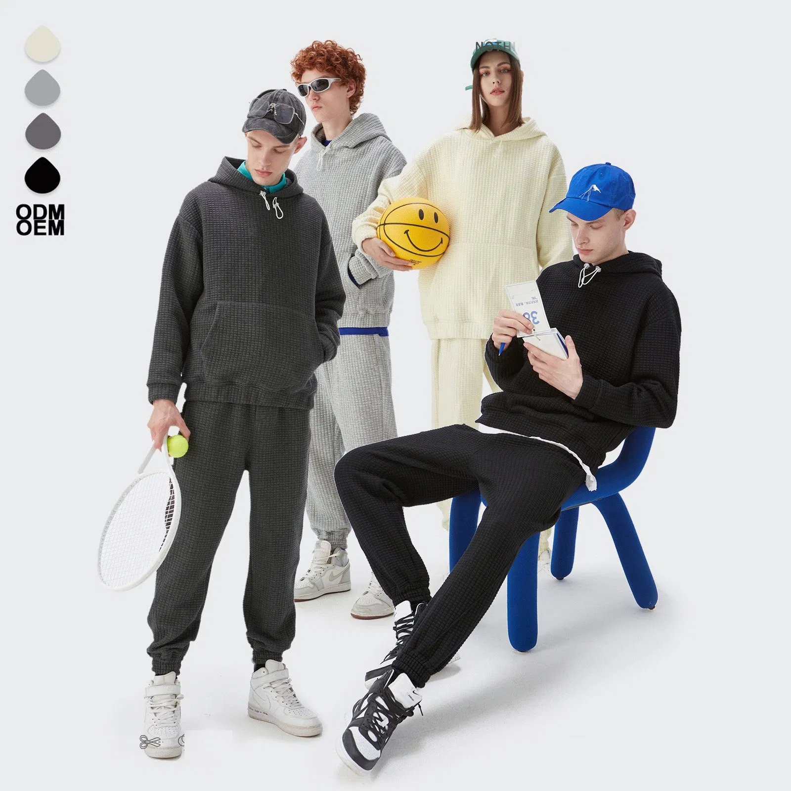 Tracksuit Hooded Oversized Hoodies Jogger Pants Sets Wholesale Sweat Suits Casual Lady Sportswear Suit Ladies Wears Clothing