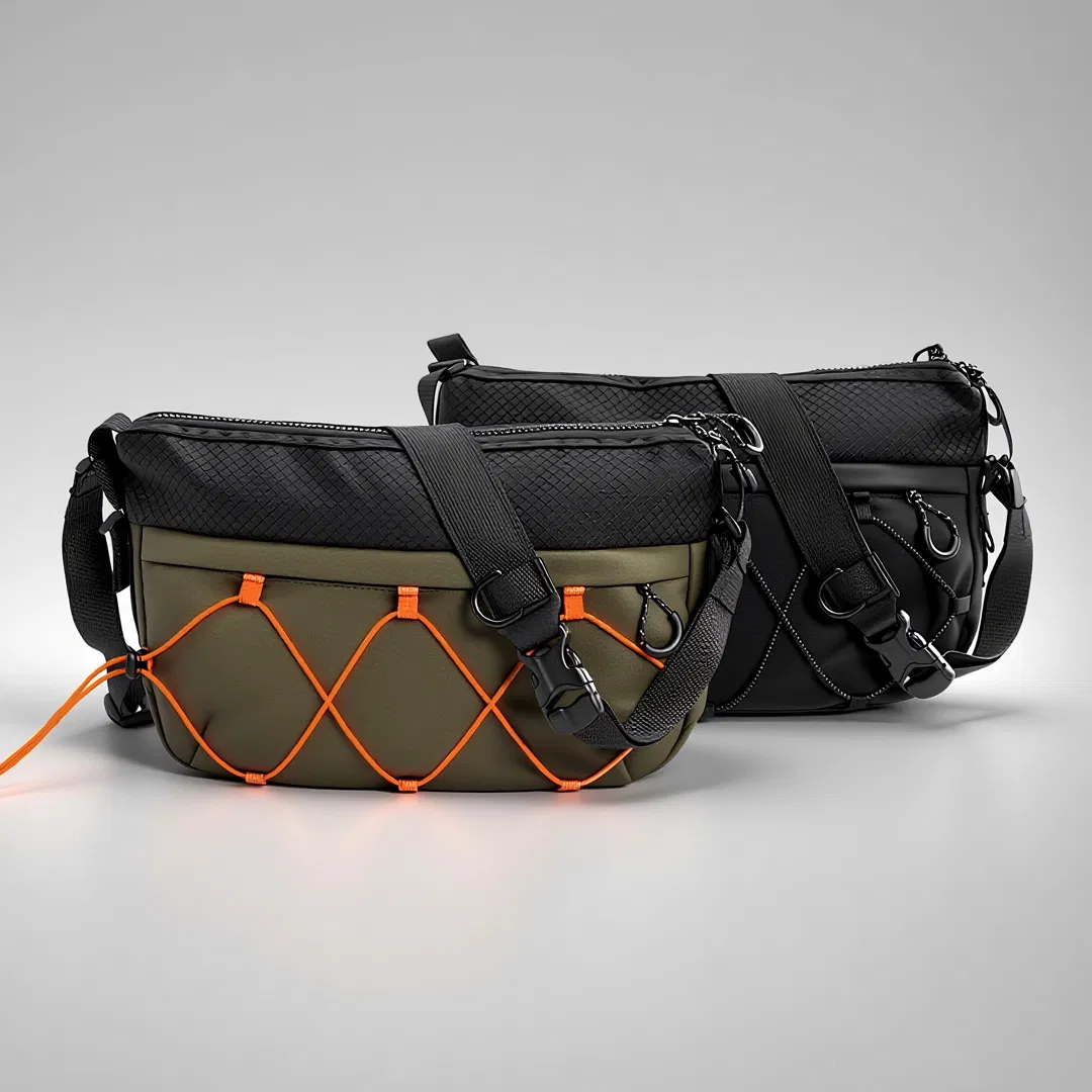 Fashion Street Wear Style Cross Body Fanny Pack Teens Outdoor Activity Hip Belt Waist Bag for Boy Girls