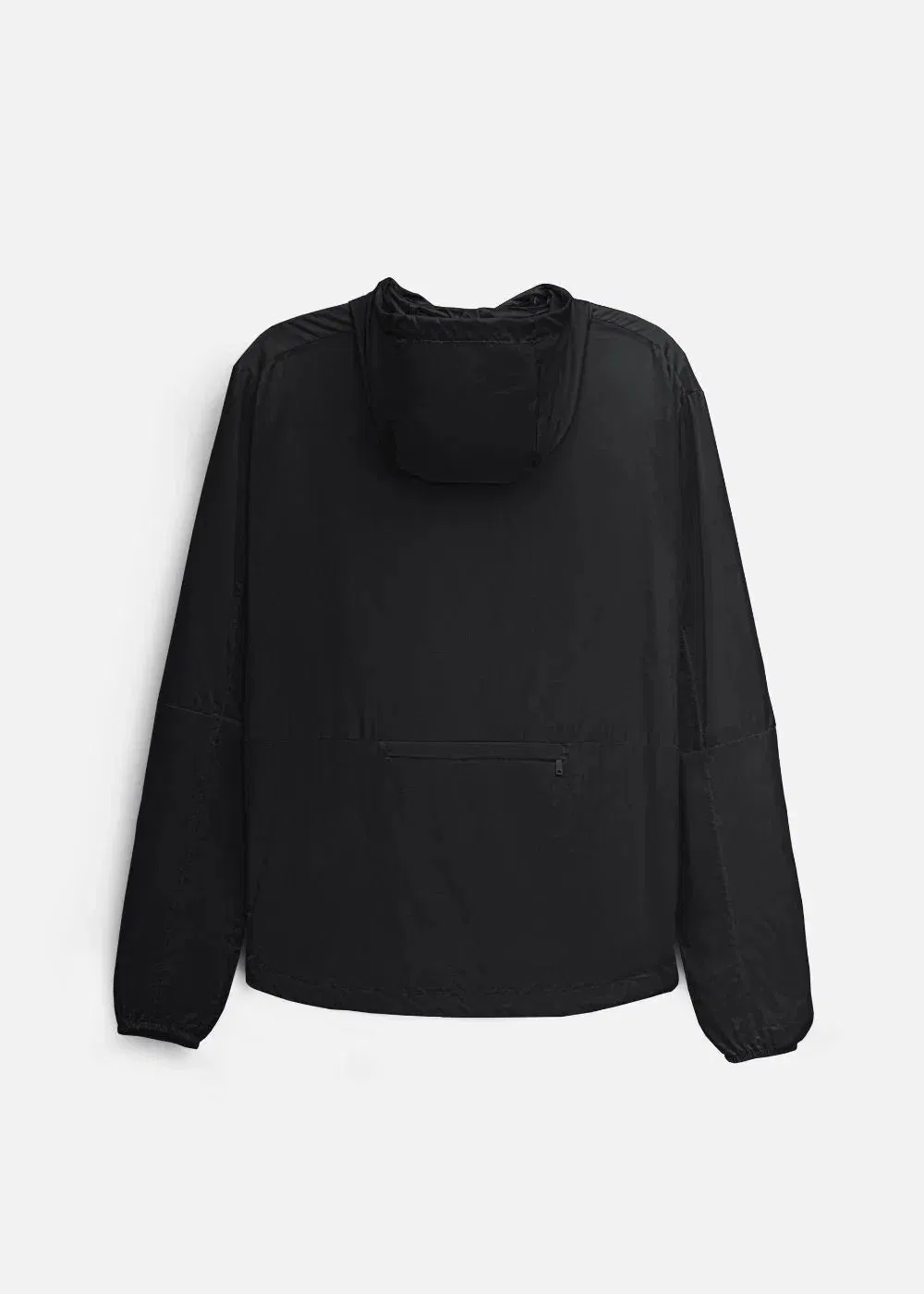 Black Smart Foldable Ultra Light Windproof Parka Jacket Outerwear