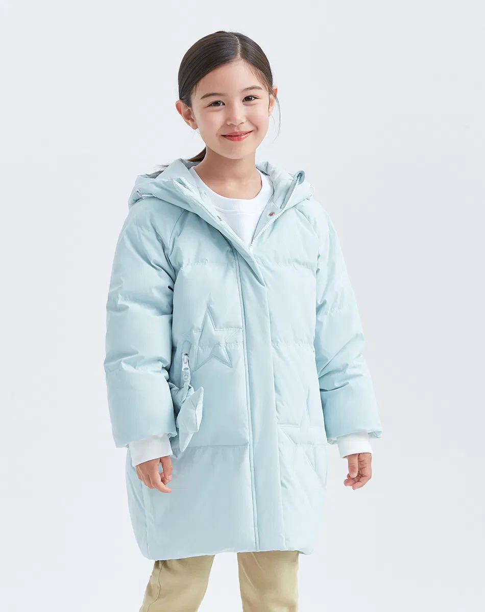 Boys′ Hooded Down Jacket Autumn/Winter New Children′ S Edition Zipper Thick Kids Winter Jacket Outerwear