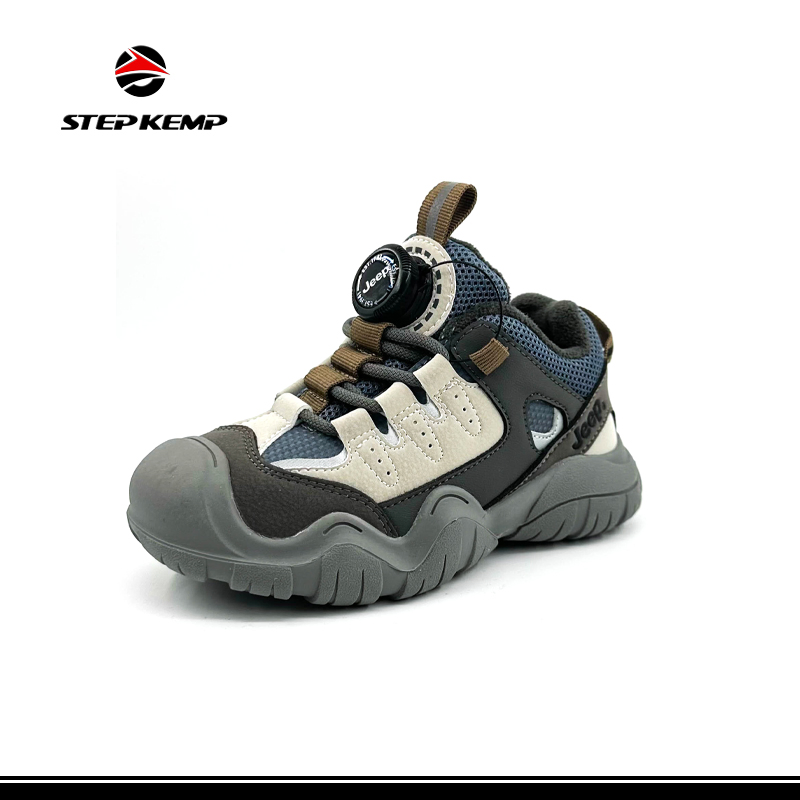 Kids Rubber Sole Fashion Winter Plush Lining Sports Running Shoes Ex-24r2540