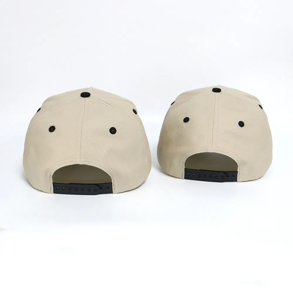 Newly Designed 5 Panel Crack Resistant Hat Two Tone Color Micro Curved Brim Baseball Cap