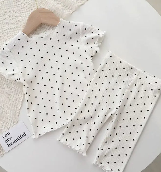 Print Sleepwear Air Conditioning Homewear for Girls