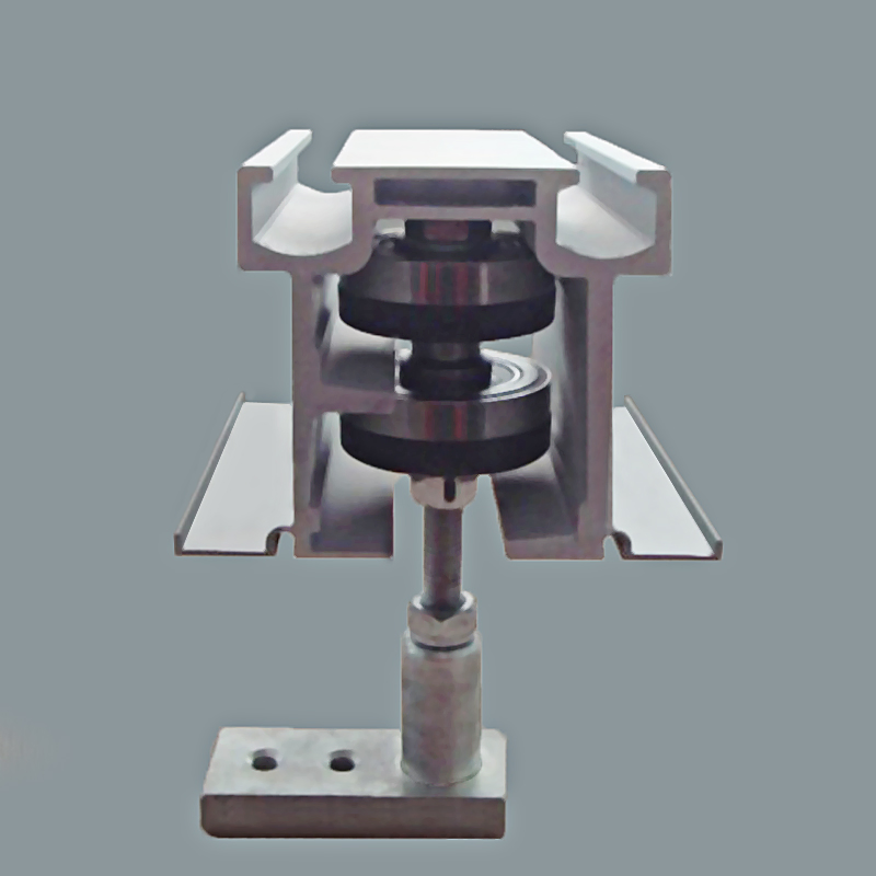 Top Hanging Aluminum Partition Track and Wheel Sliding Movable Wall Accessories