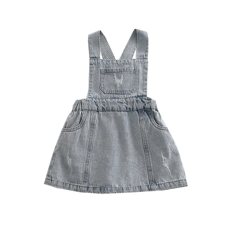 Baby Girl Denim Skirt Back