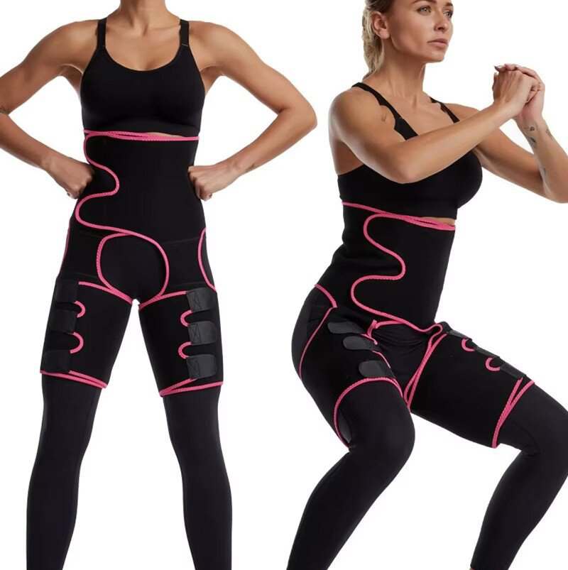 Sport Wear Waist Trainer Slimming Belt Women Hip Leg Arm Shaper Neoprene Butt Lifter Body Shaping Woman Increase Sweating Neoprene Breathable Thigh Trimmer