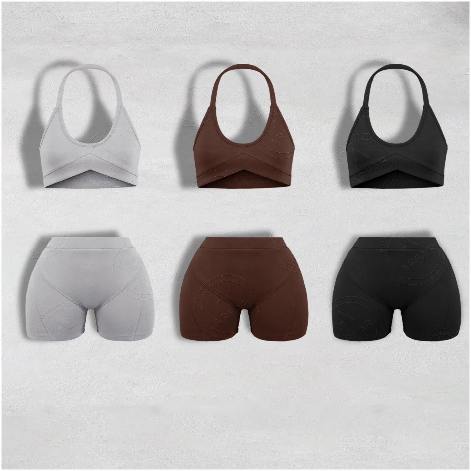 Minimalist Monochrome Neutral Tone Slim Fit Layering Essential Gym Casual Sports Wear
