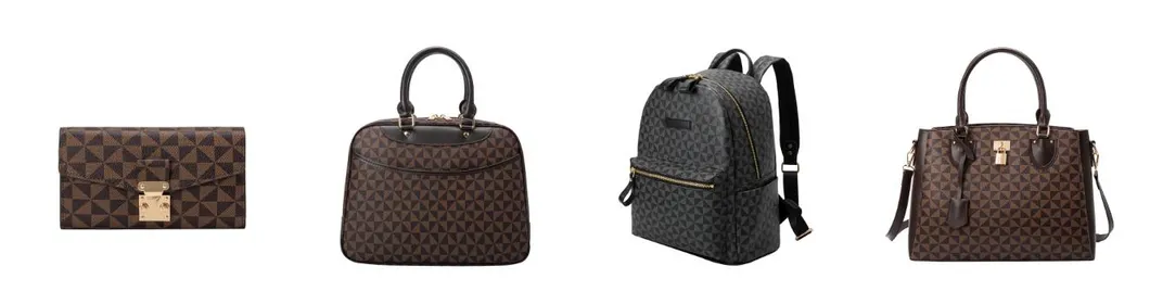 Vintage Floral Printing Shell Leather Bag Totes