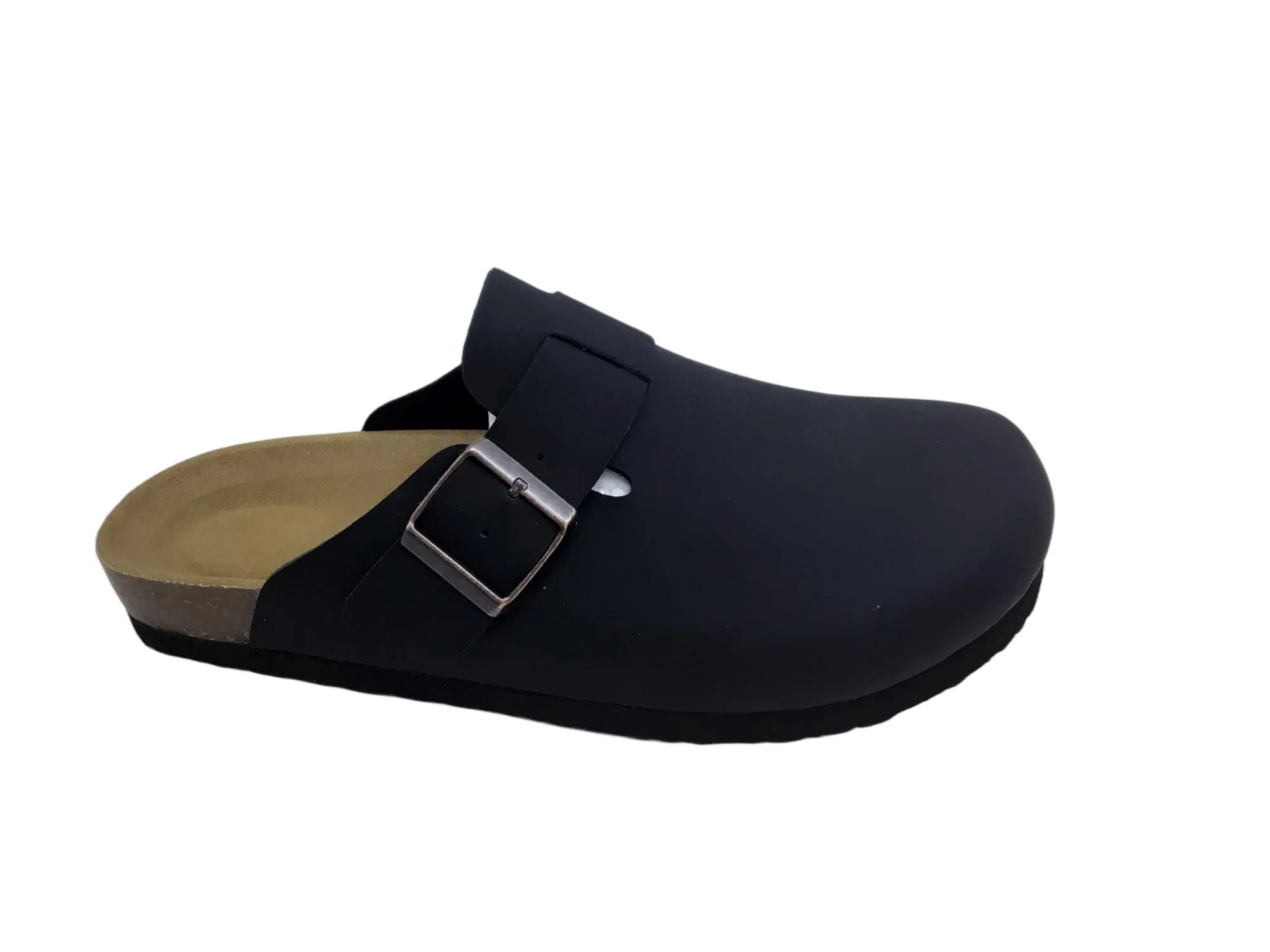 Suede Leather Clogs Comfortable Durable Borken Style Casual Footwear