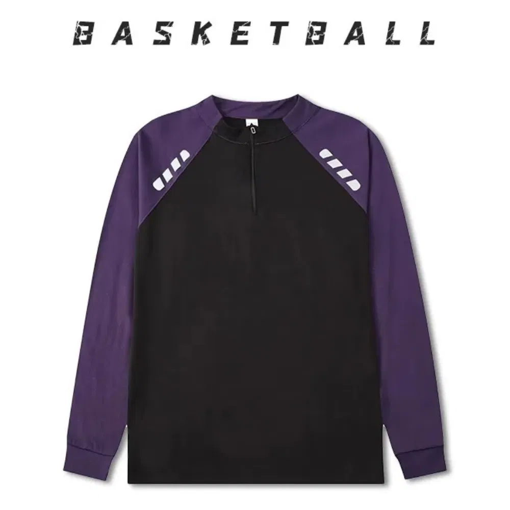 Long-Sleeve Basketball Jerseys Fall Winter Basketball Training Wear Custom Printed Quick-Dry Athletic Wear