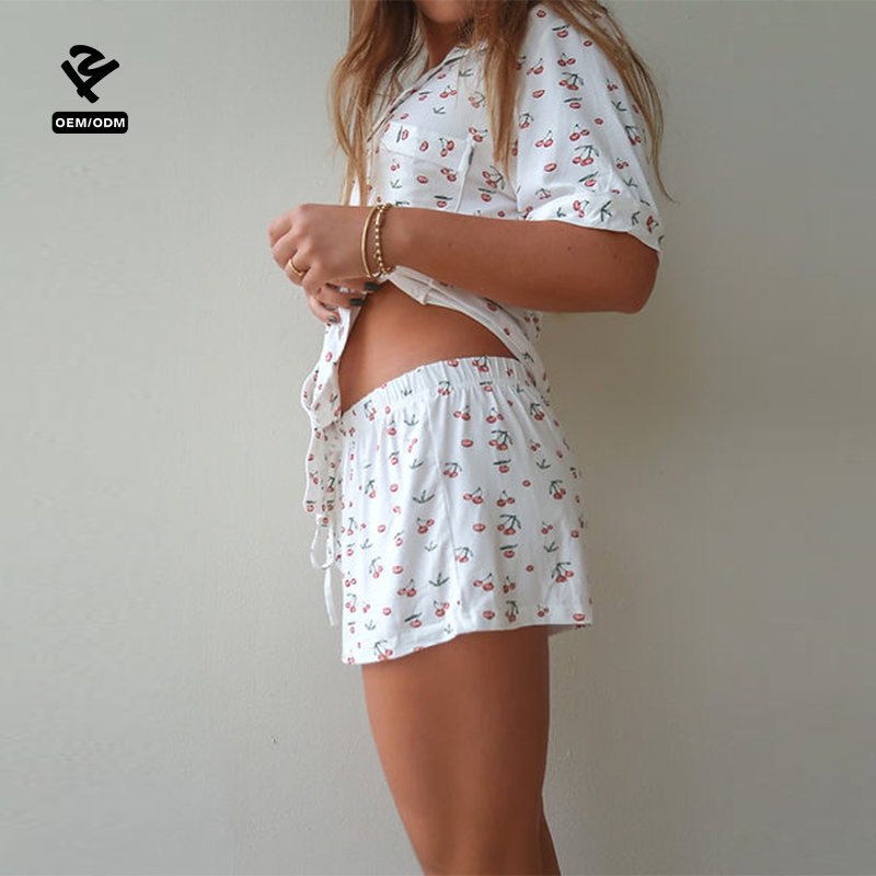 Cozy Bamboo Modal Cotton Pajamas Soft Womens Two Piece Loungewear